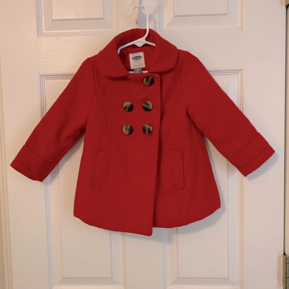 Red Pea Coat